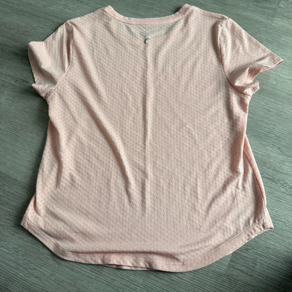 Women's Peach Short Sleeve Top - Picture 2 of 3